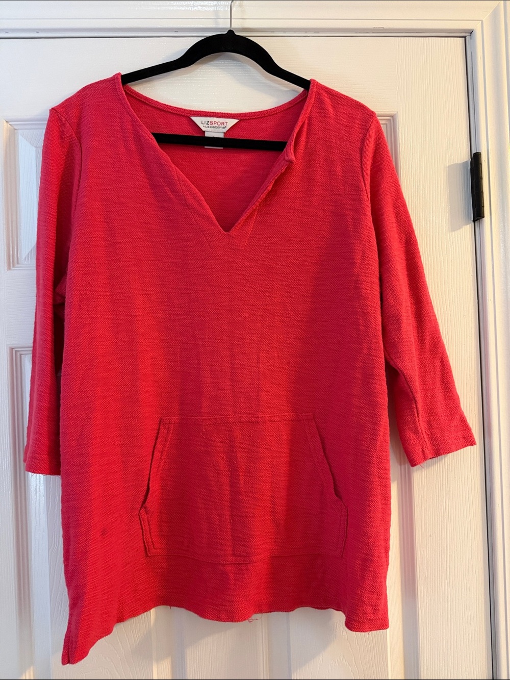 Liz Claiborne Bright Pink LizSport Crewneck Top